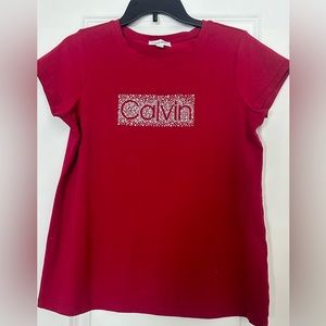 Calvin Klein T-shirt Red Size: M